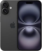 iPhone 16 128 GB: 5G Mobile Phone with Camera Control, A18 Chip and a Big Boost in Battery Life. Works with AirPods; Black